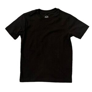 Wonder Nation casual black color T-shirt, round neck Unisex XS(4-5)